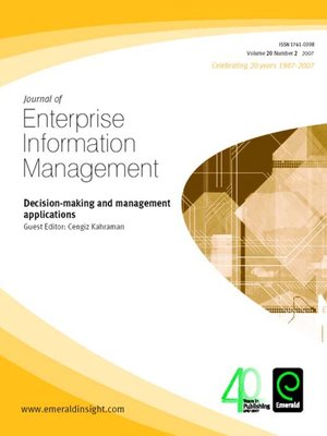 cover image of Journal of Enterprise Information Management, Volume 20, Issue 2